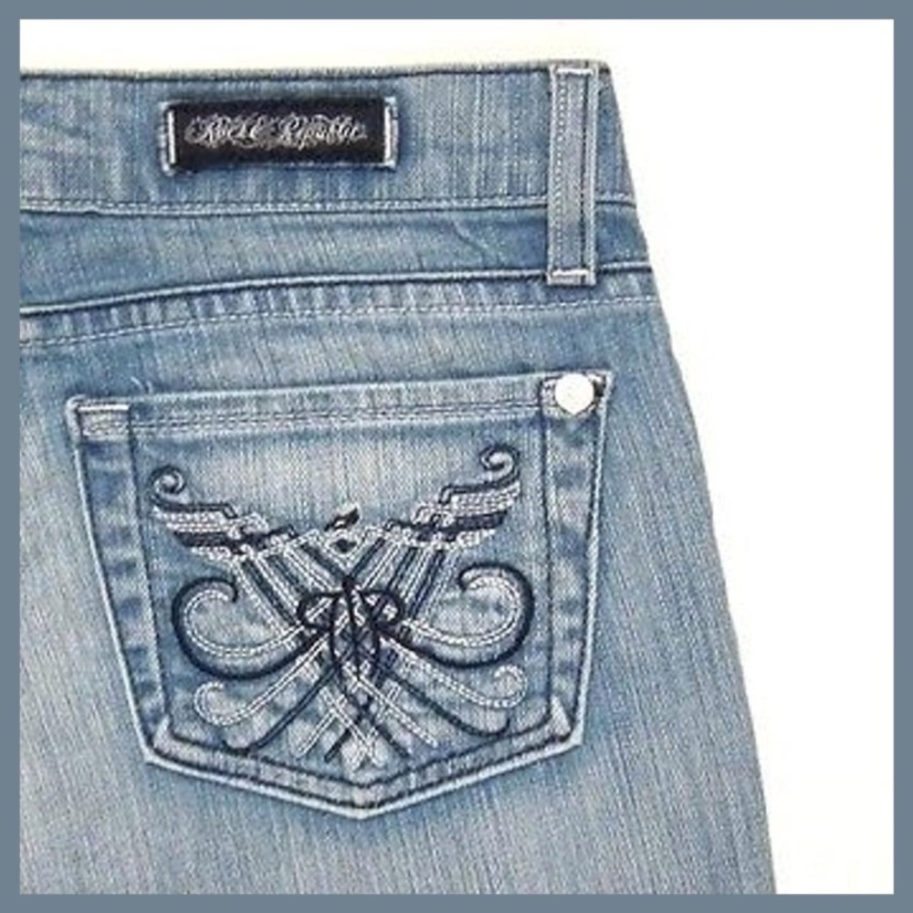 Rock & Republic Phoenix Roth Jeans Oxygen Wash 27 - Picture 1 of 6